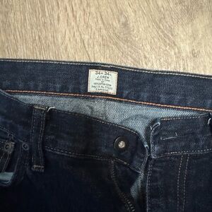 J. Crew Men's Dark Blue Jeans